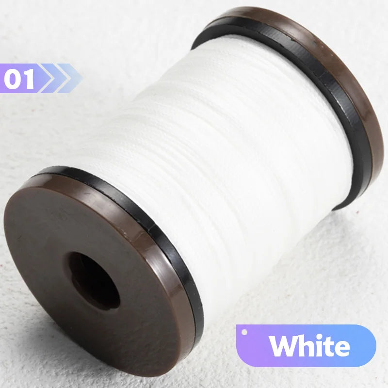 0.4/0.5/0.6mm Round Waxed Thread Circular Leather Sewing Waxing Thread for Manual Sewing and Jewelry Craftsmanship