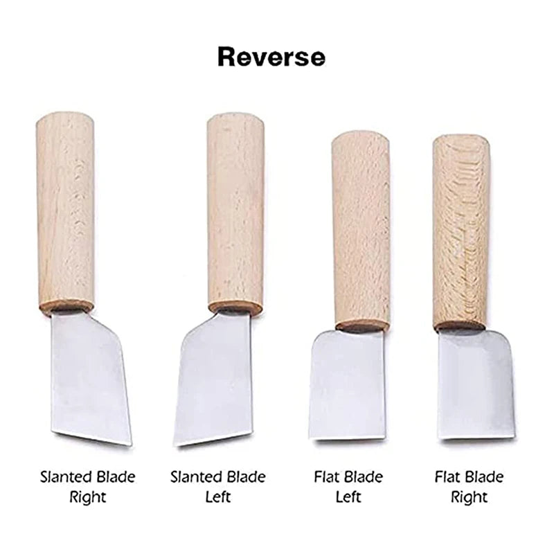 WUTA Professional Leather Craft Cutter DIY Cutting Sharping Thinning Skiving Tool High Speed Steel Blade Right/Left Handed