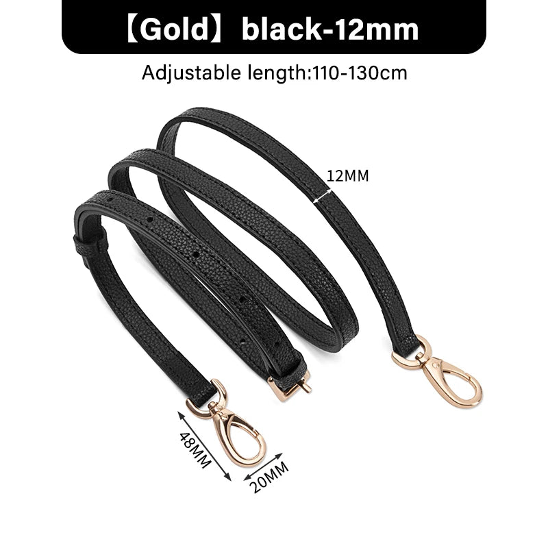 WUTA First Layer Cowhide Genuine Leather Bag Strap Adjustable Shoulder Straps Replacement Handbag Crossbody Belt Bag Accessories