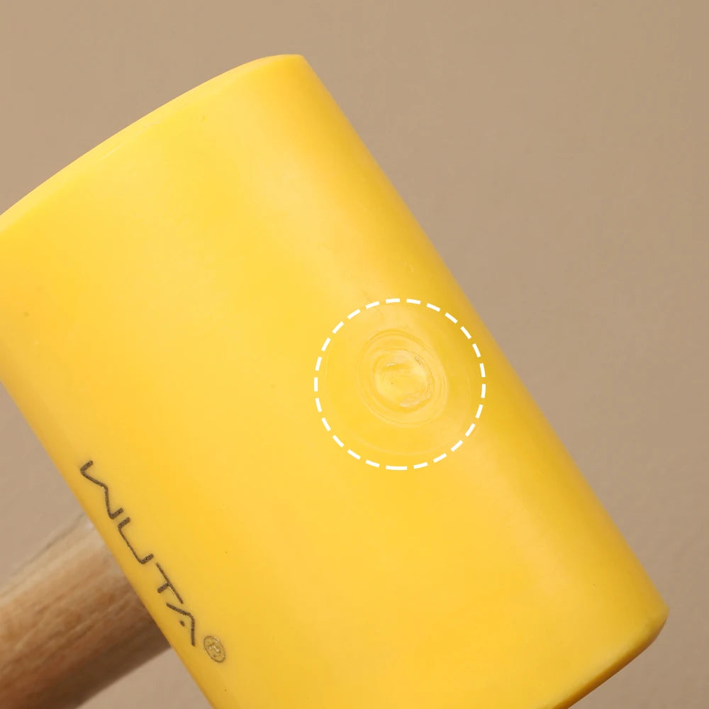 WUTA 1PC Multifunctional Leather Craft Hammer Rubber Mallet Maul Carving Tool For DIY Stamping Punching 46mm 55mm Leather Tools