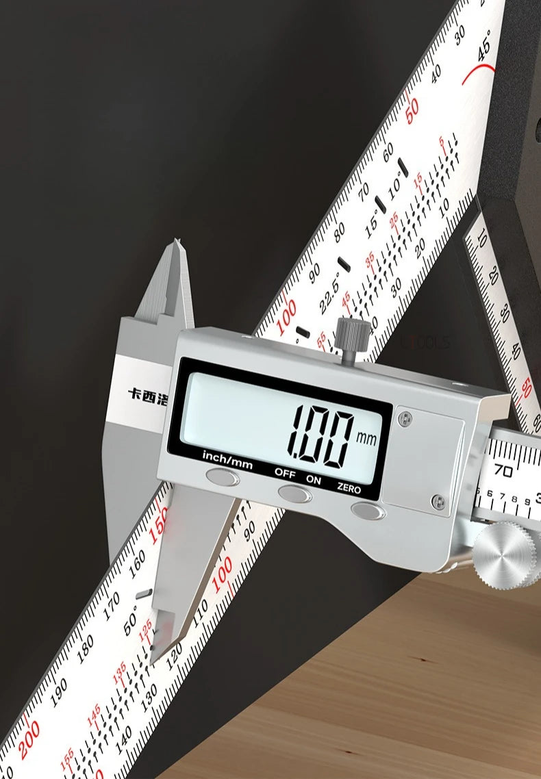 Woodworking Right-angle Marking Ruler Hole Location Multifunctional Stable Angle Marker Durable High Precision Measuring Tools