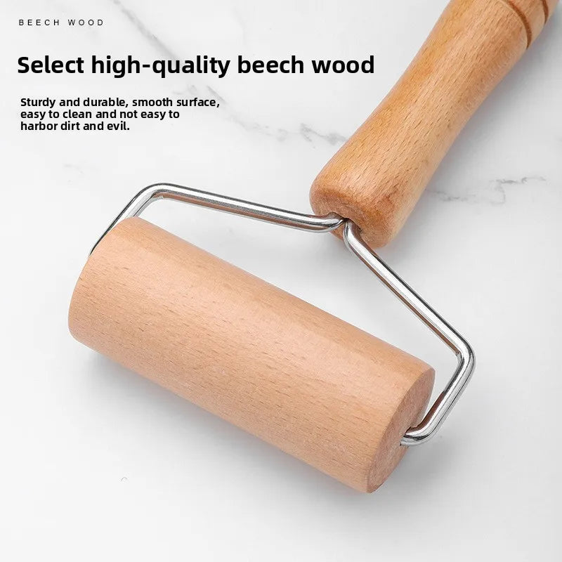 Wooden Rolling Pins For Baking, Pizza Dough Roller, Not Easy To Crack, Non-Stick Wood Pastry Roller, Essential Kitchen Utensils