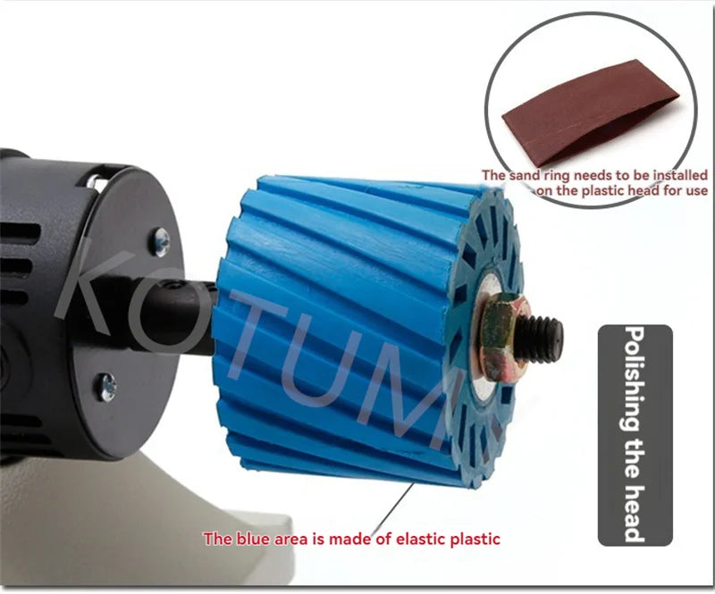 Leather Edge Polishing Machine Small Polishing Machine 220v Leather Polishing Machine Manual Leather Side Grinder