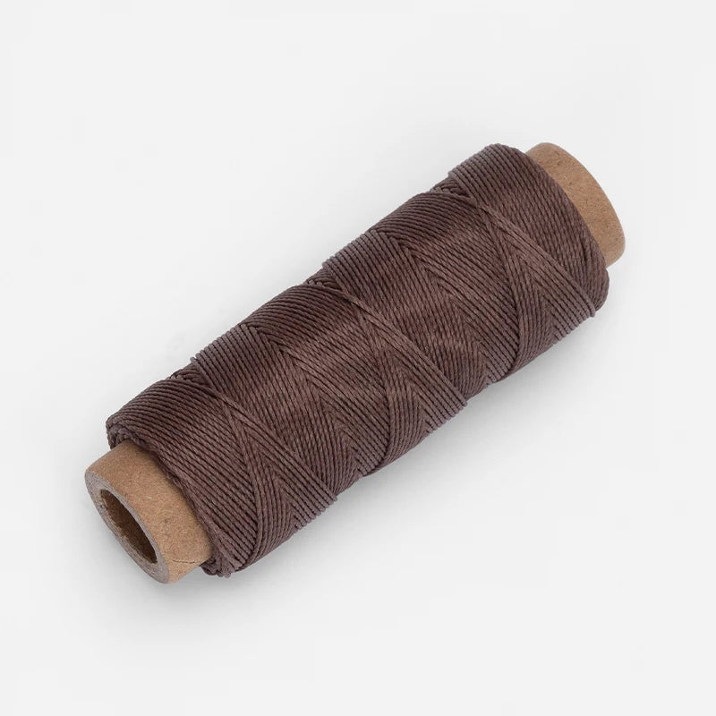 WUTA Leather Waxed Thread Round Polyester Sewing Threads Leather Craft Hand Stitching Line DIY Bracelet Thread Repair Work Cord