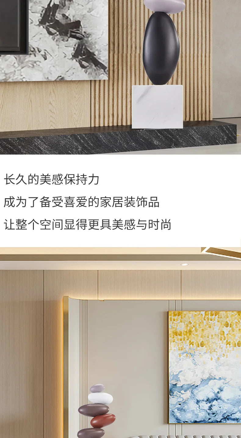 Abstract Artistic Decoration,Sculpture, Living Room,Entrance Cabinet,TV Cabinet,Sofa,Large Floor Decoration,Customized,120cm