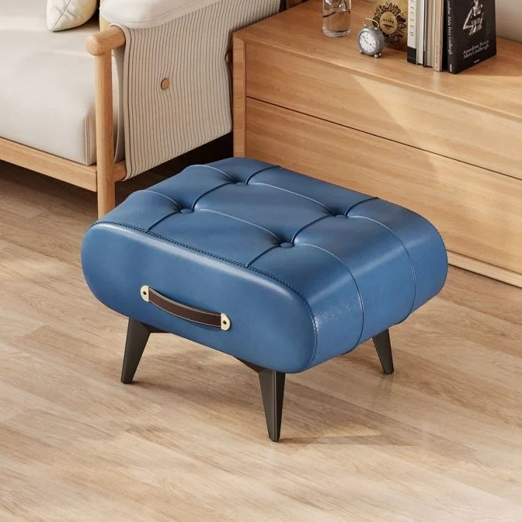 Home doorstep stool, luxurious coffee table, low stool, sofa, living room, simple soft seat for entry