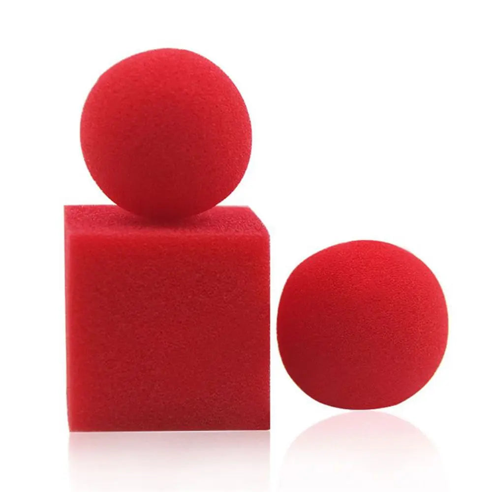 Square Sponges Magic Show Classical Magic Tricks Red Ball Magic Magic Sponge Balls Sponge Magic Props Sponges Magic Tricks