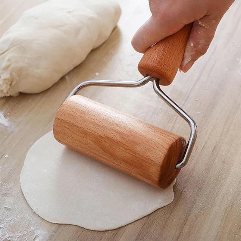 Wooden Rolling Pins For Baking, Pizza Dough Roller, Not Easy To Crack, Non-Stick Wood Pastry Roller, Essential Kitchen Utensils