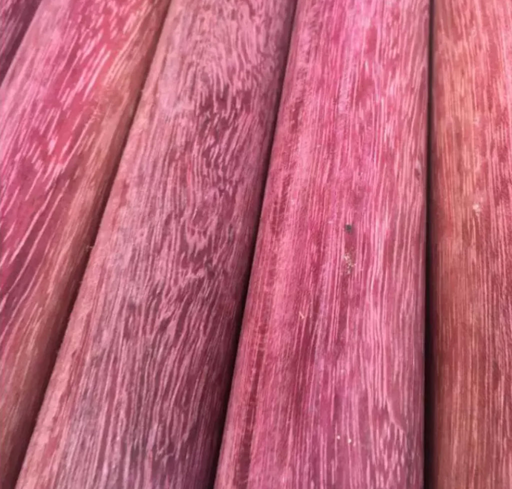 South American Purpleheart Wood, DIY Solid Wood Round Dowel