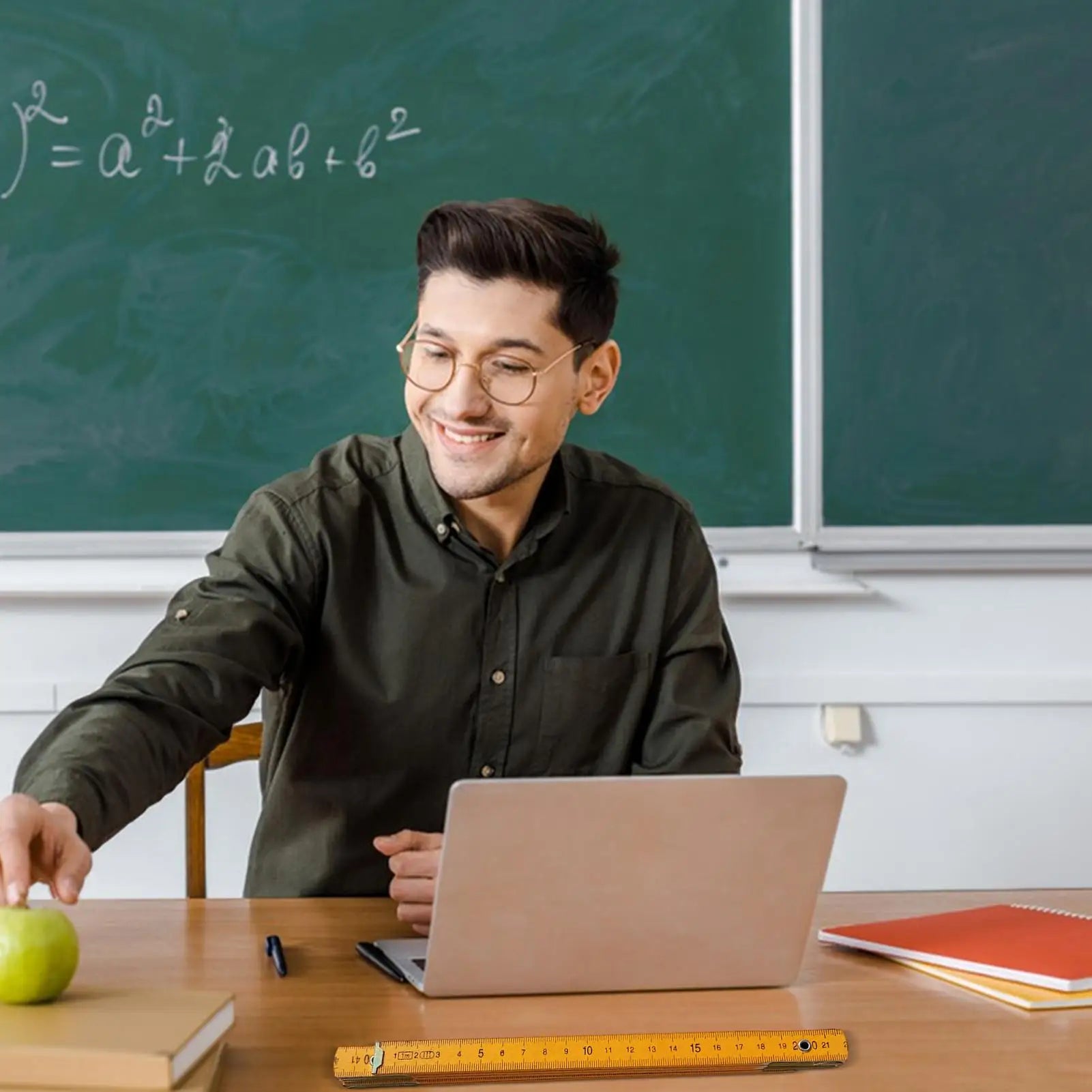 Wooden Folding Ruler 1 Meter Wood Measuring Ruler For Carpenters Metric Scale Ruler Measuring Ruler Stick Wood Drawing Tools