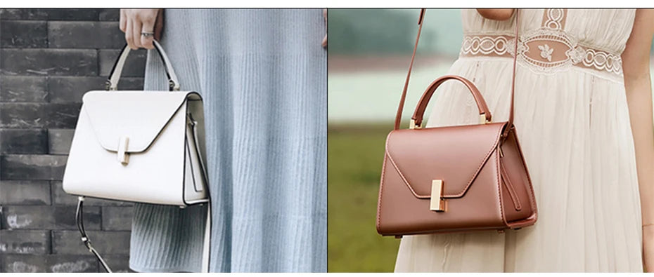 Large Capacity Women's Shoulder Bag, Stylish Handbag, Kraft Paper Template with Holes,DIY Leather Handmade Crafts-Special Gift
