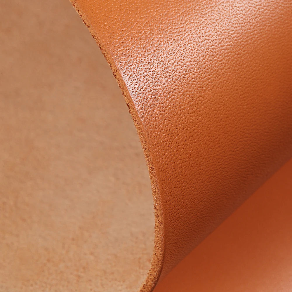 WUTA Italian Vegetable Tanned Cowhide Leather Full Grain Skin Genuine Leather DIY Craft Leather Fabric 1/3/5 Sq.ft Irregular