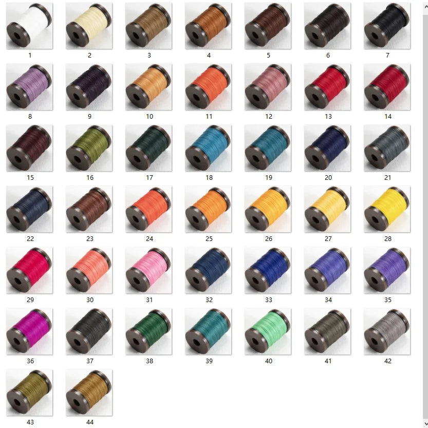 0.4/0.5/0.6mm Round Waxed Thread Circular Leather Sewing Waxing Thread for Manual Sewing and Jewelry Craftsmanship