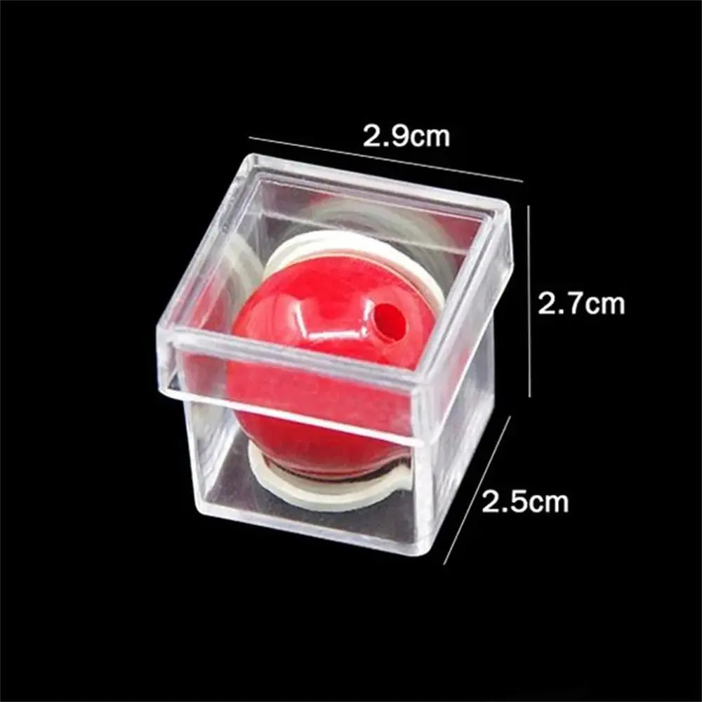 Illusion Magic Clear Ball Through Box Magician Game Gimmick Props Ball Penetrate Box Mentalism Plastic Magic Tricks Street Stage