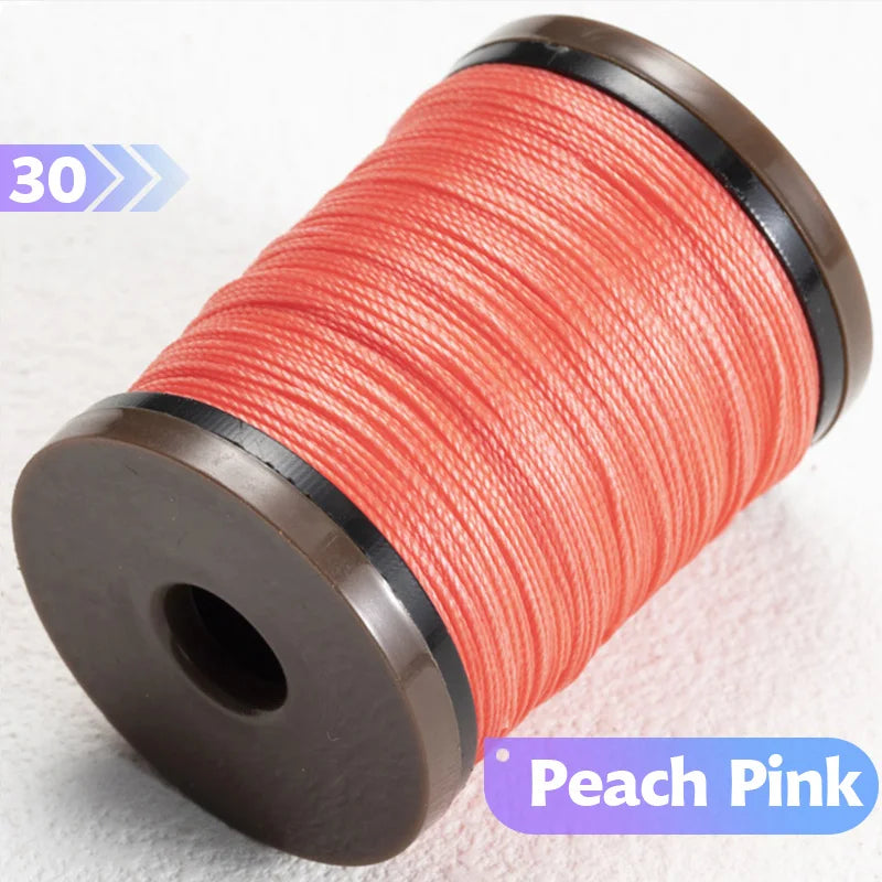 0.4/0.5/0.6mm Round Waxed Thread Circular Leather Sewing Waxing Thread for Manual Sewing and Jewelry Craftsmanship