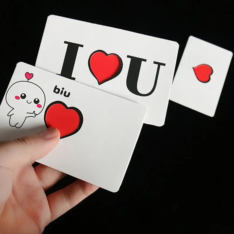 Flick The Heart Magic Trick Magician Close Up Illusions Mentalism Gimmicks Props Creative Valentine's Day Confession Magic Toy