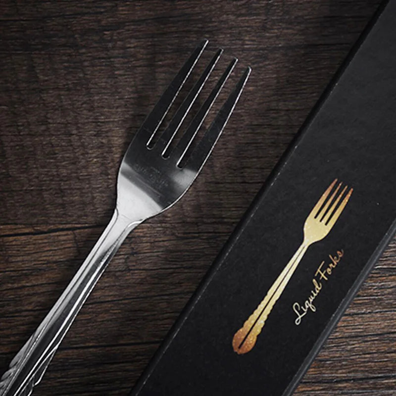 Liquid Forks Magic Tricks 10 Metal Forks Bending Professional Magician Close Up Street Gimmicks Illusions Mentalism Magia Props
