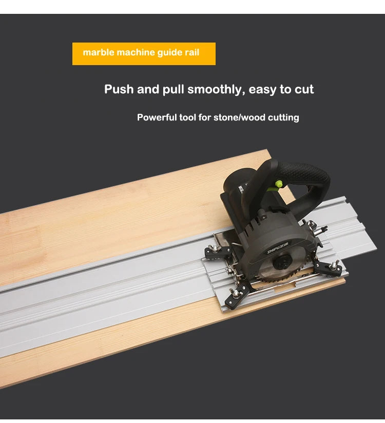 Woodworking Circular Saw Guide Rail Marble Machine Guide Ruler Universal Linear Auxiliary Cutting DIY Woodworking Stone
