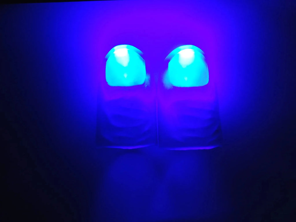 Magic Thumbs Light Toys for Adult Magic Trick Props Blue Light Led Flashing Fingers Halloween Party Toys for Children