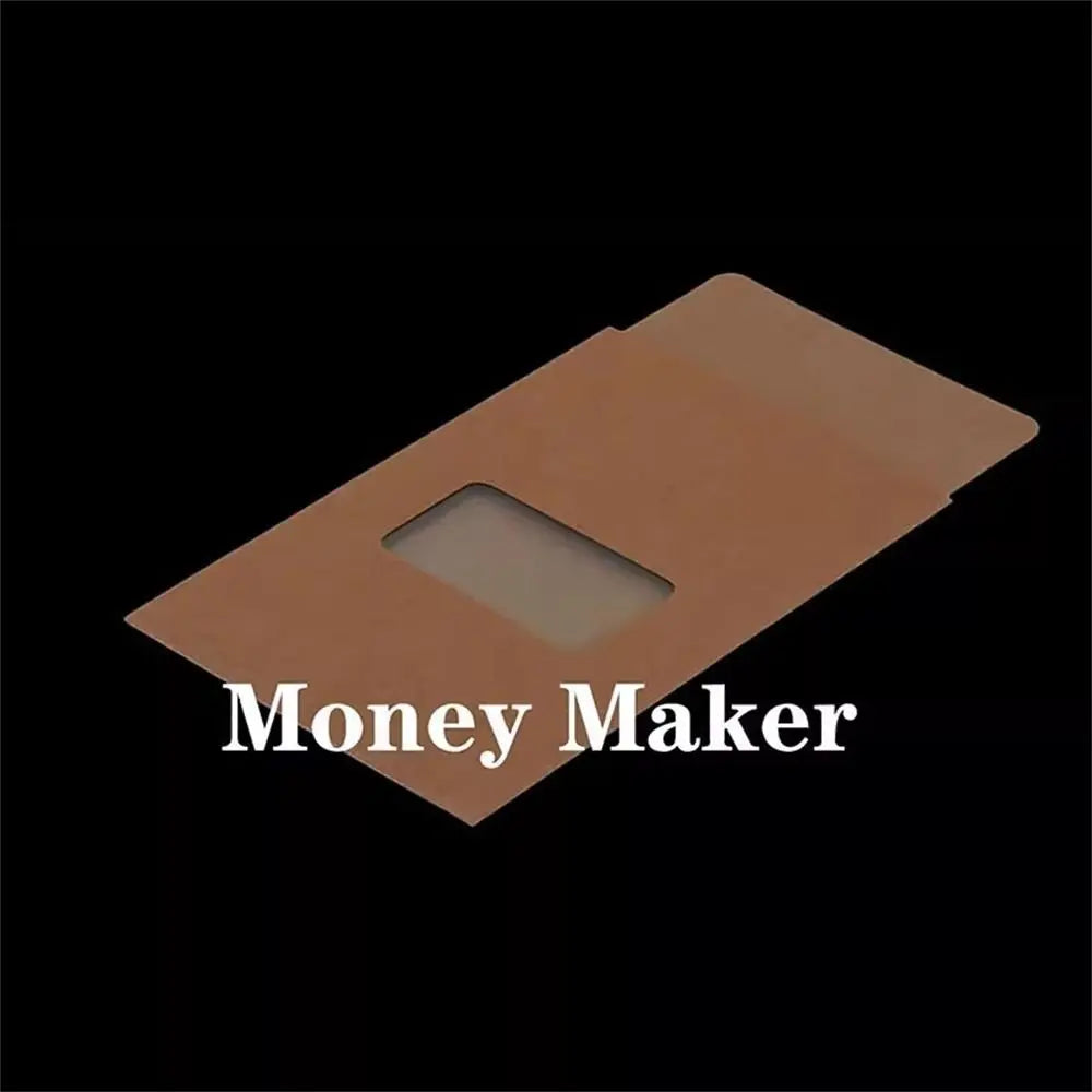 Magic Props Money-Maker Magic Gimmick Props Mentalism Envelope Magic Tricks Close Up Instant Magician Kit Envelope Magician Game