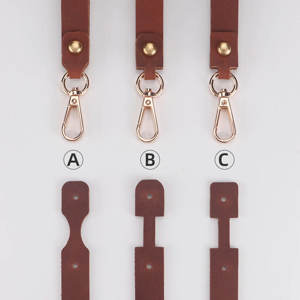 1pc Precision Leather Crafting Knife Mold - Long Handle, Steel Cutting & Stamping Template For Diy Leather Bag Straps