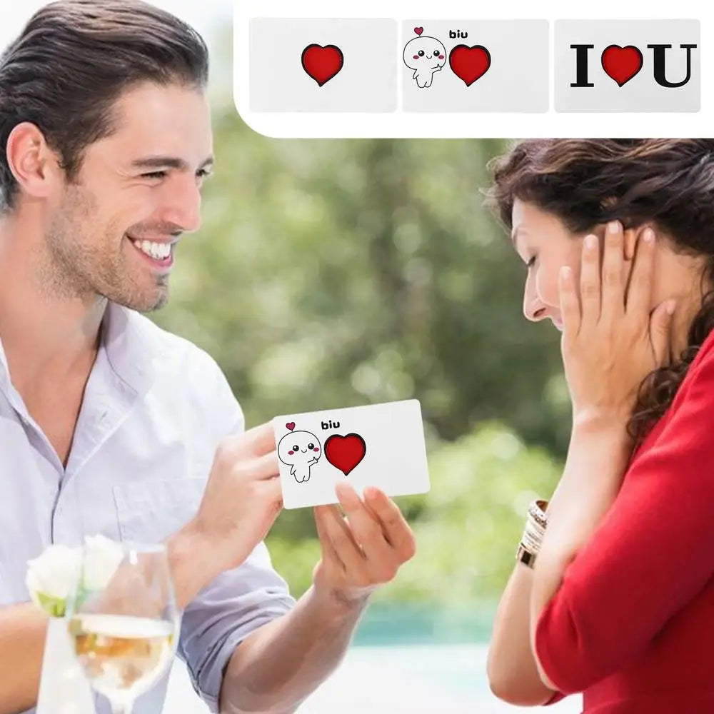 Flick The Heart Magic Trick Magician Close Up Illusions Mentalism Gimmicks Props Creative Valentine's Day Confession Magic Toy