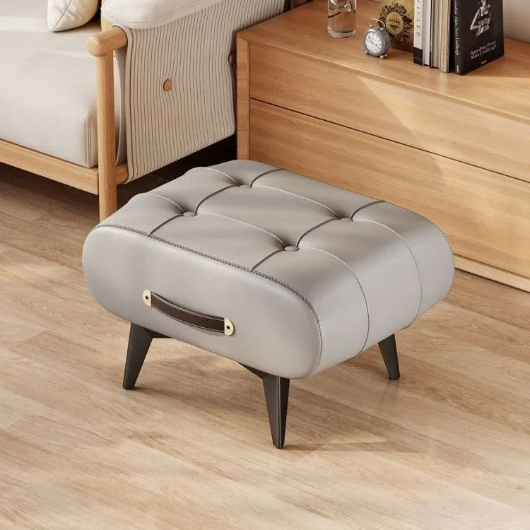 Home doorstep stool, luxurious coffee table, low stool, sofa, living room, simple soft seat for entry