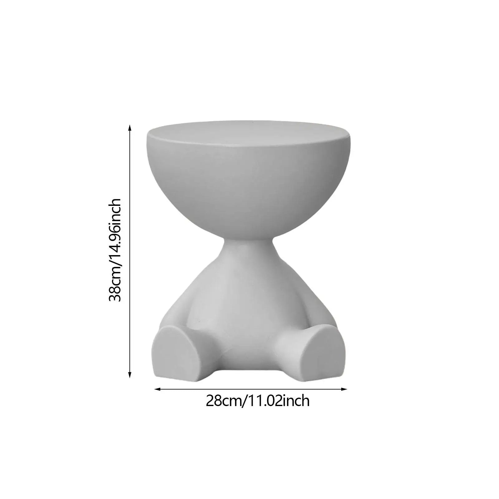 Creative Side End Table Flat Head Bedside Table Household Sofa Side Rack Bedroom Balcony Movable Mini Table Small Apartment Tea