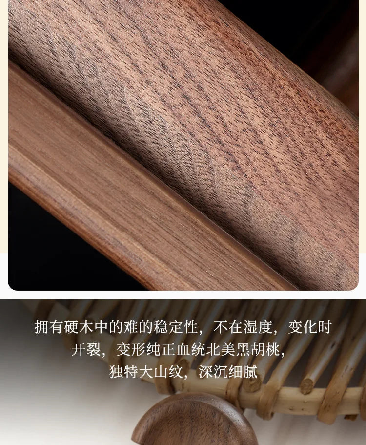 Log Color Cabinet Pulls Cabinet Door Handle Wardrobe Door Modern Simple Wooden Solid Wood Children's Cabinet Drawer Handle