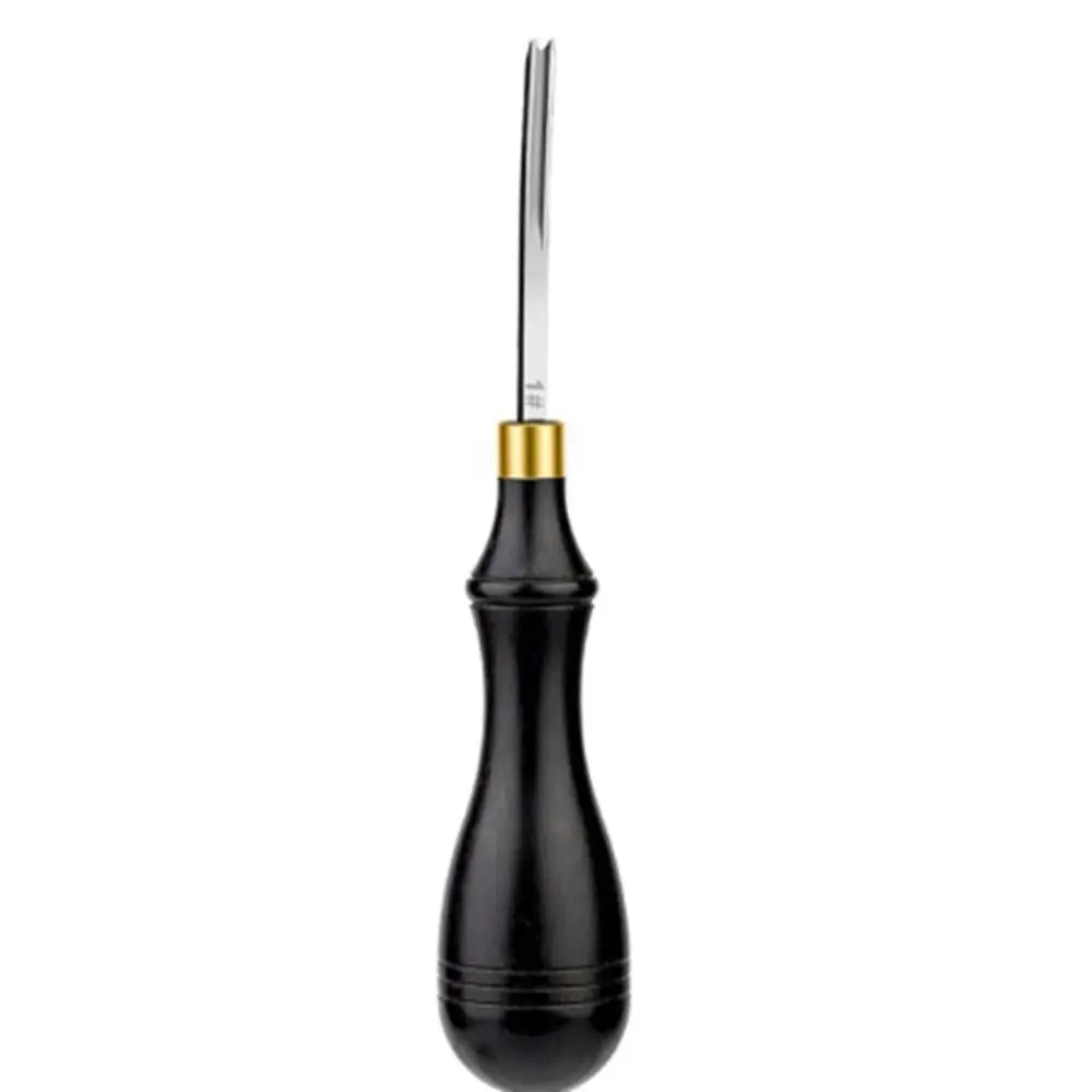 Professional Leather Edge Bevelers Wooden Handle Portable Wide Mouth Skiving Tool Functional Leather Edge Beveler