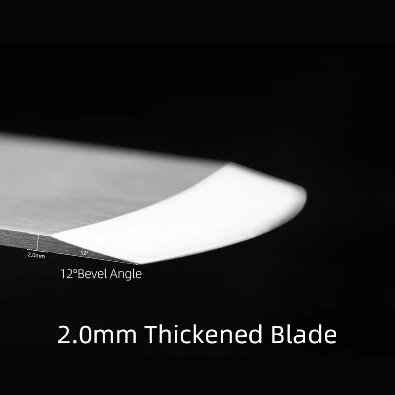 WUTA Professional Leather Cutter Thinning Skiving Tools DIY Craft Cutting Sharp Round/Flat/Slanted Blade,Right/Left Handle
