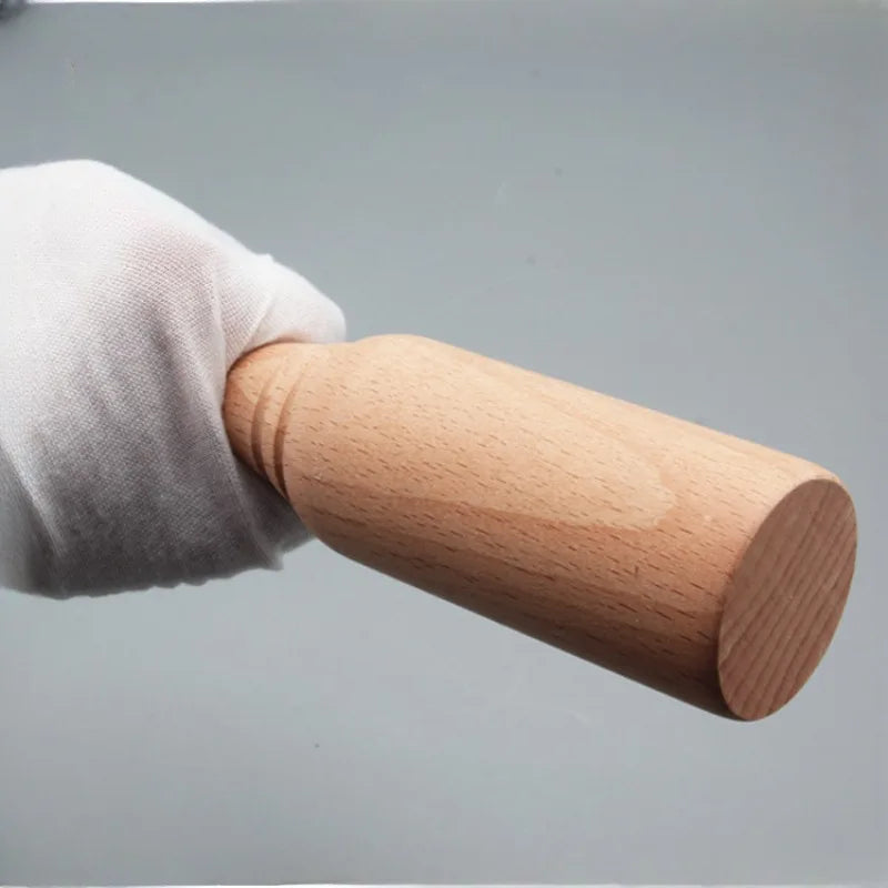 1Pc Wood Carving Hammer Made of Marble Wood Non-slip and Comfortable Handle Protects Hands and Tools