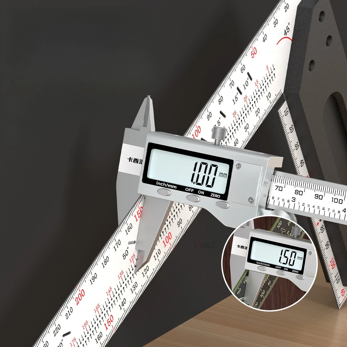 Woodworking Right-angle Marking Ruler Hole Location Multifunctional Stable Angle Marker Durable High Precision Measuring Tools