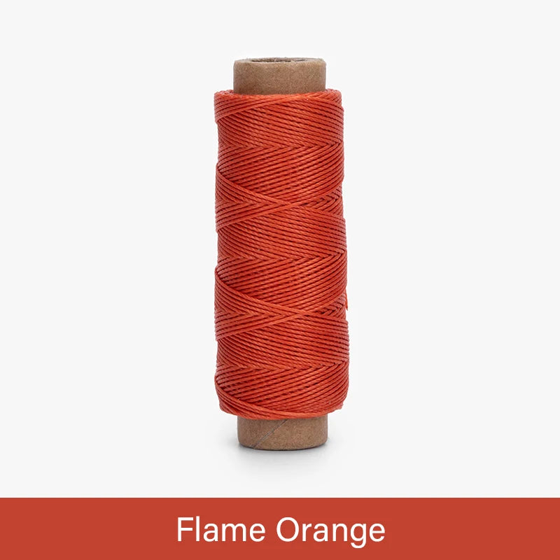 WUTA Leather Waxed Thread Round Polyester Sewing Threads Leather Craft Hand Stitching Line DIY Bracelet Thread Repair Work Cord
