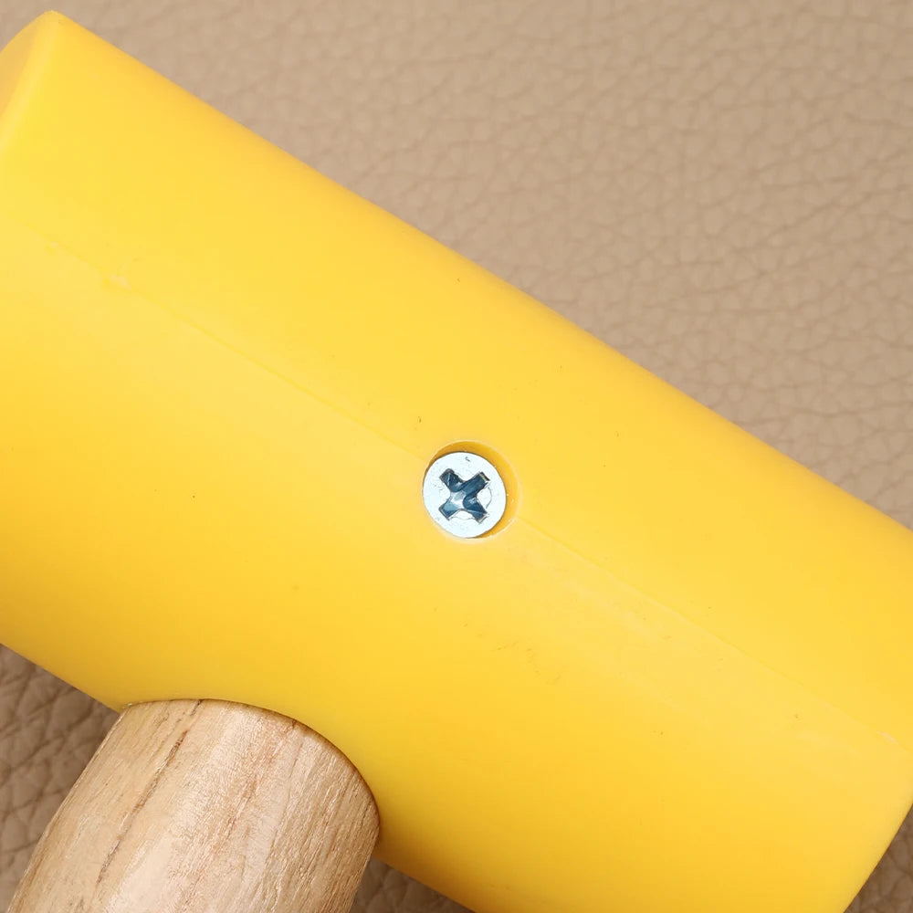 WUTA 1PC Multifunctional Leather Craft Hammer Rubber Mallet Maul Carving Tool For DIY Stamping Punching 46mm 55mm Leather Tools