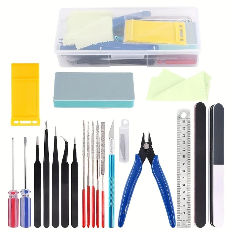 Model Basic Tools  Craft DIY Model Car Hobby Building Repairing Assembly Tool Beginner Handmade Scissors Tweezers