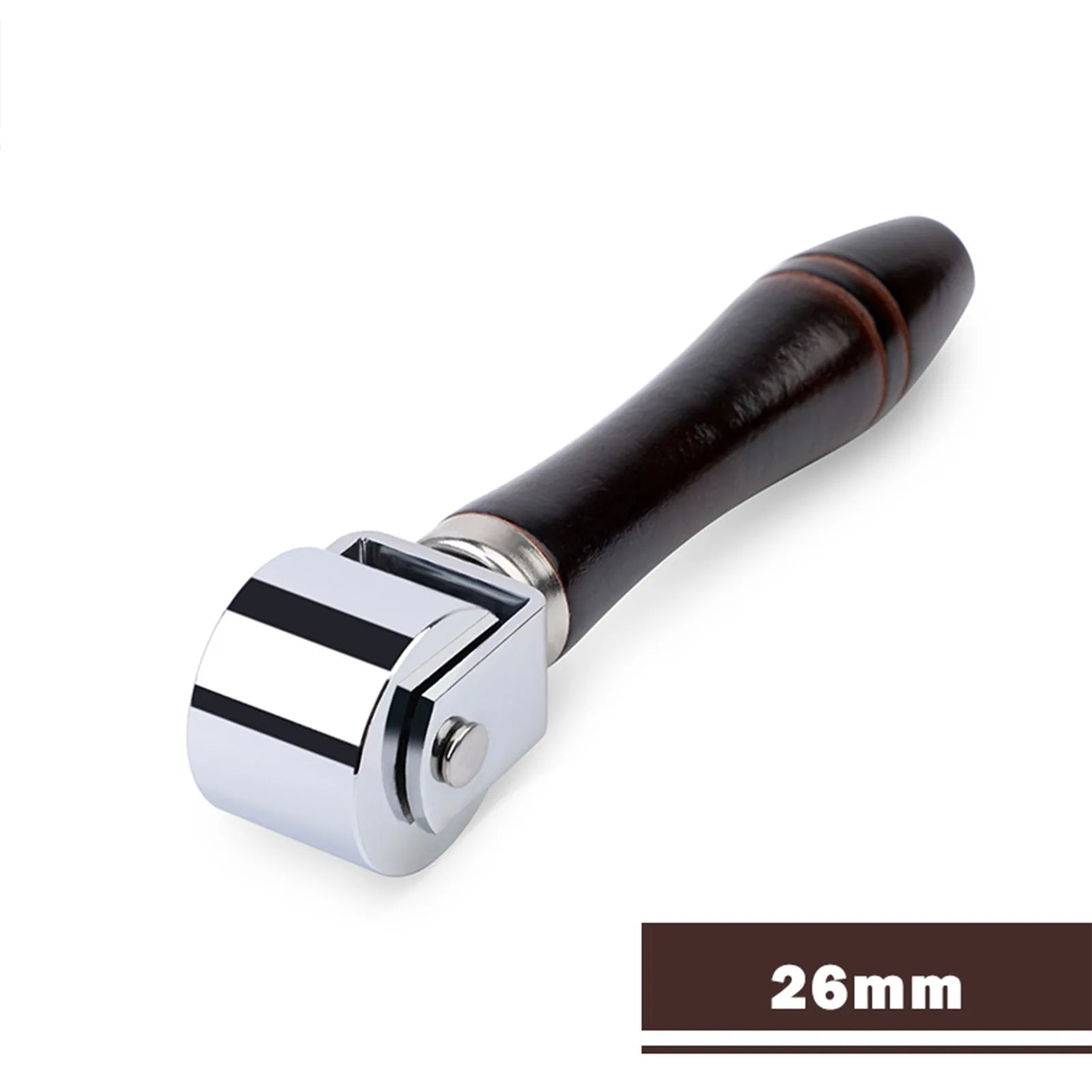 KRABALL Leather Press Edge Roller with Wooden Handle Leather Roller Tool Edge Creaser Leather Craft Laminating Working Tool