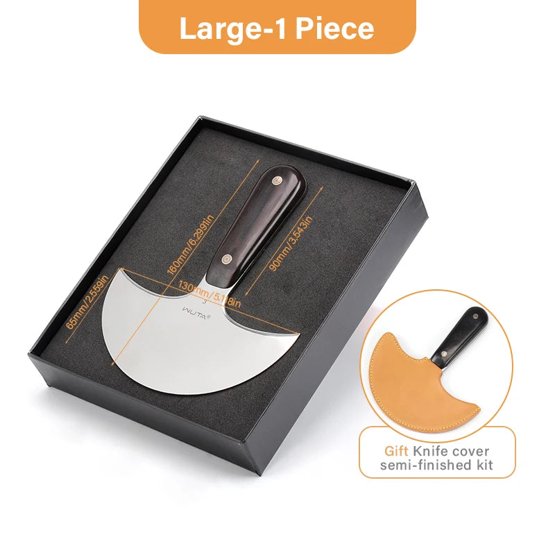 WUTA Professional Leather Cutter Ultra Sharp Round Head Craft Skiving Cutting Thining Tools DIY Handmade Senior Leather Tools