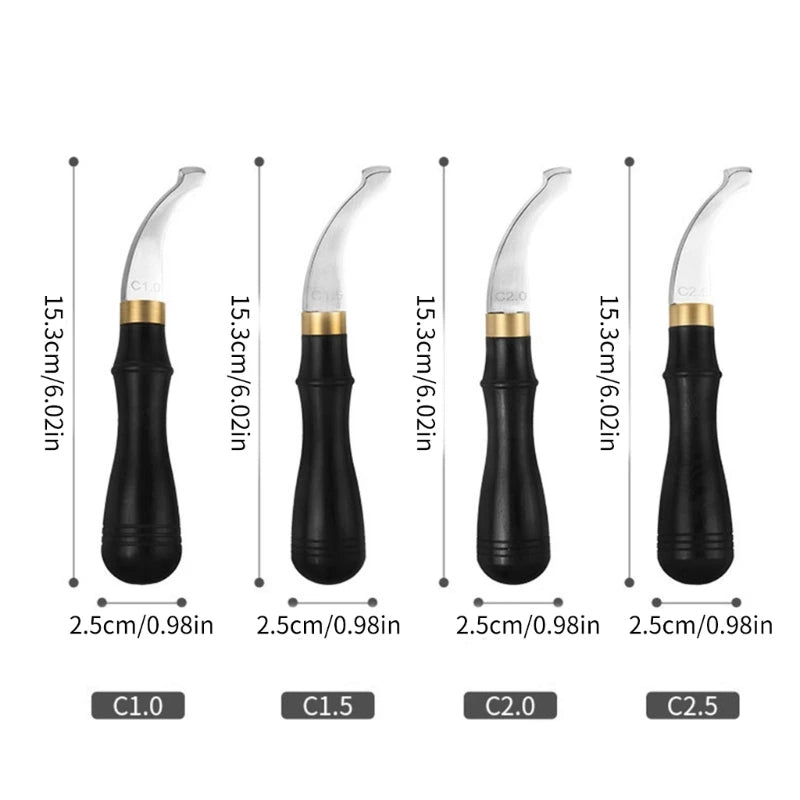 Leather Edger Creasing Tools Leather Shallow Slot Leather Edging Tool Leather Edges Creaser for Handmade Leather DropShipping