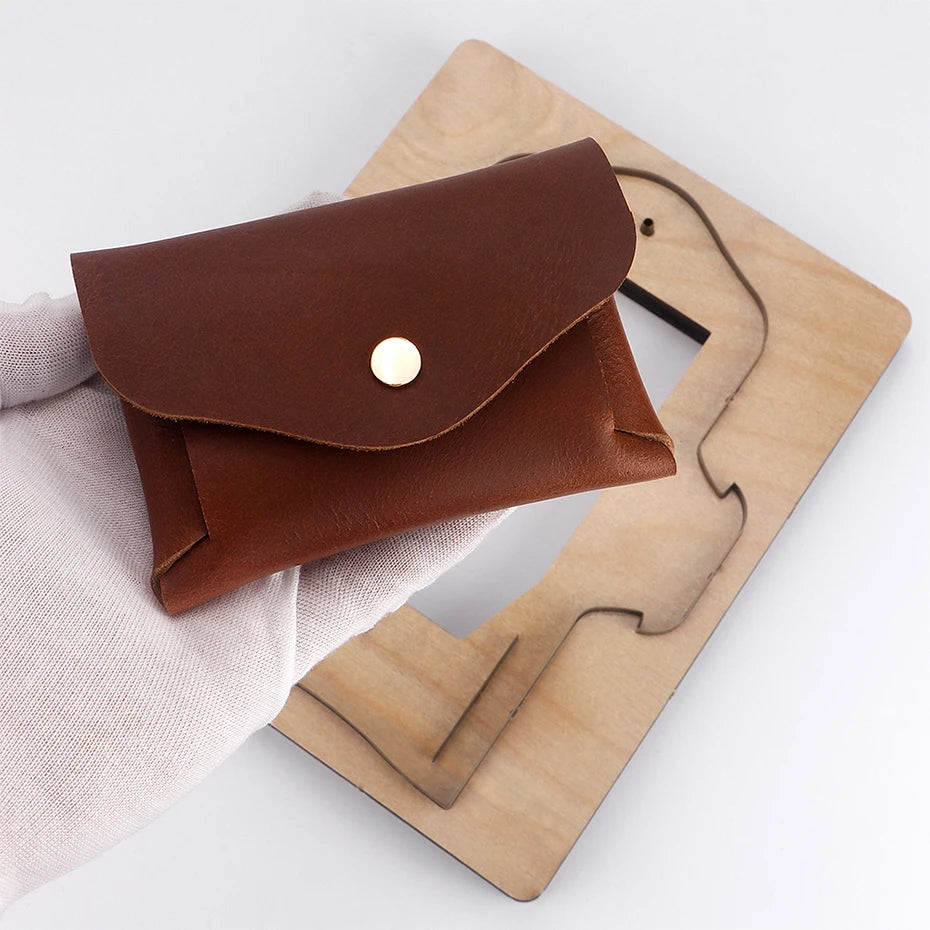Wallet Coin Bag Leather Cutting Mold DIY Leather Craft Tool Metal Die Cutting Sewing Pattern Card Bag Making Cutting Tool