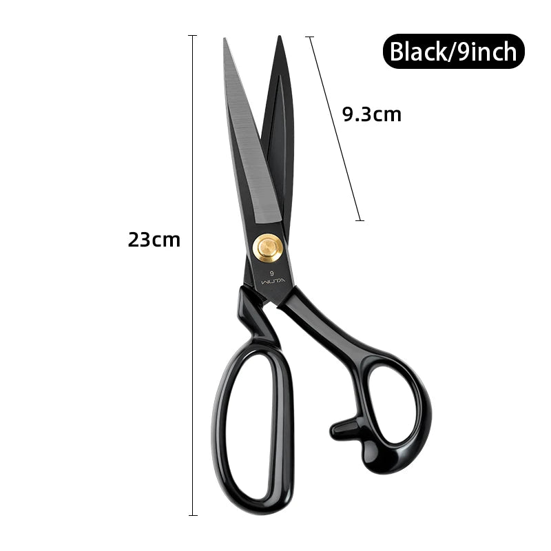 WUTA Professional Scissors Extreme Sharpness Cutting Leather Fabric Heavy Duty Metal Scissors Sewing Shears Craft Tools