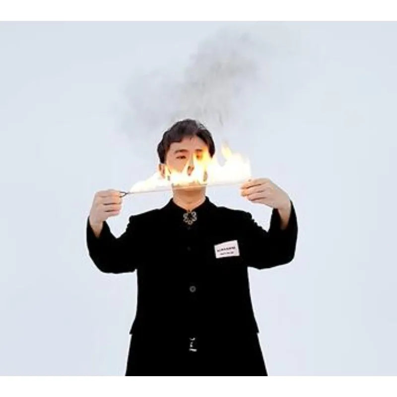 Flame Road Gimmicks Magic Fire Reel Mentalism Magic Close Up Street Magia Tricks Props Gimmick Professional Magician Accessories