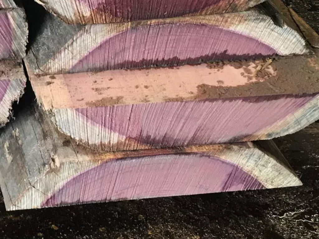 South American Purpleheart Wood, DIY Solid Wood Round Dowel