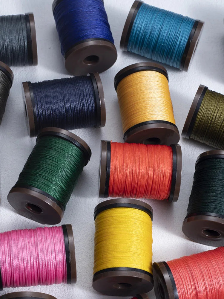 0.4/0.5/0.6mm Round Waxed Thread Circular Leather Sewing Waxing Thread for Manual Sewing and Jewelry Craftsmanship