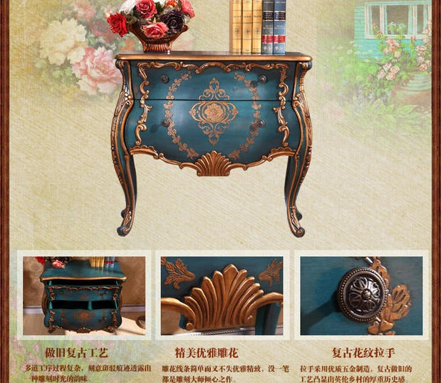 Luxury Storage Living Room Cabinets Vintage Drawer Premium Classic Living Room Cabinets Design Trendy Woonkamer Kasten Furniture