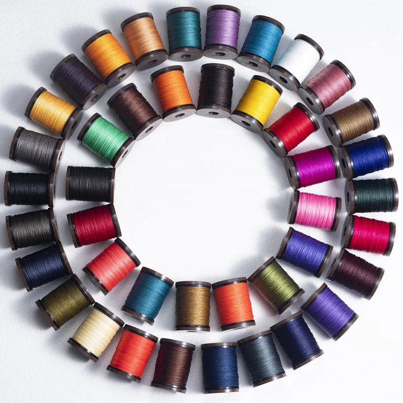 0.4/0.5/0.6mm Round Waxed Thread Circular Leather Sewing Waxing Thread for Manual Sewing and Jewelry Craftsmanship