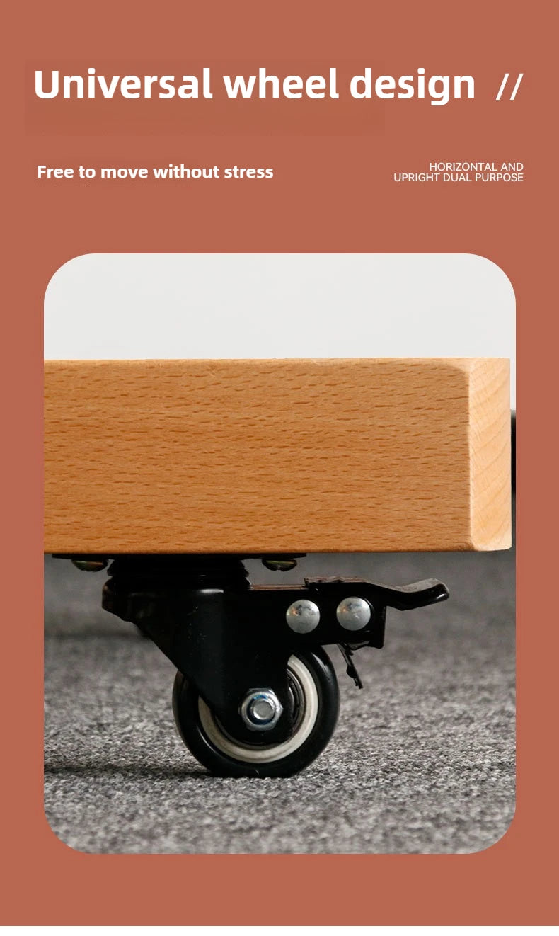 Beech Wood Professional Grade Easel Single Rocker Height Adjustable Horizontal Vertical Solid Wood Floor Standing Large Easel