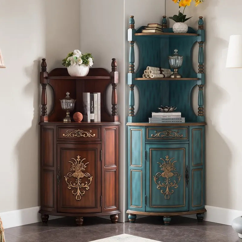 Wood Corner Living Room Cabinets Filing Decor Bookcase Mobile Living Room Cabinets Wine Nordic Vitrina Lounge Suite Furniture