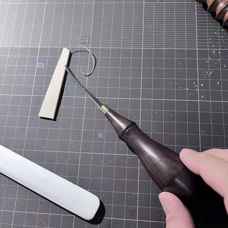 YORKSHINE Professional Leather Edge Chamfering Machine M390 Powder Steel Handmade Leather Edge Sealing DIY Japanese Edge Trimmer