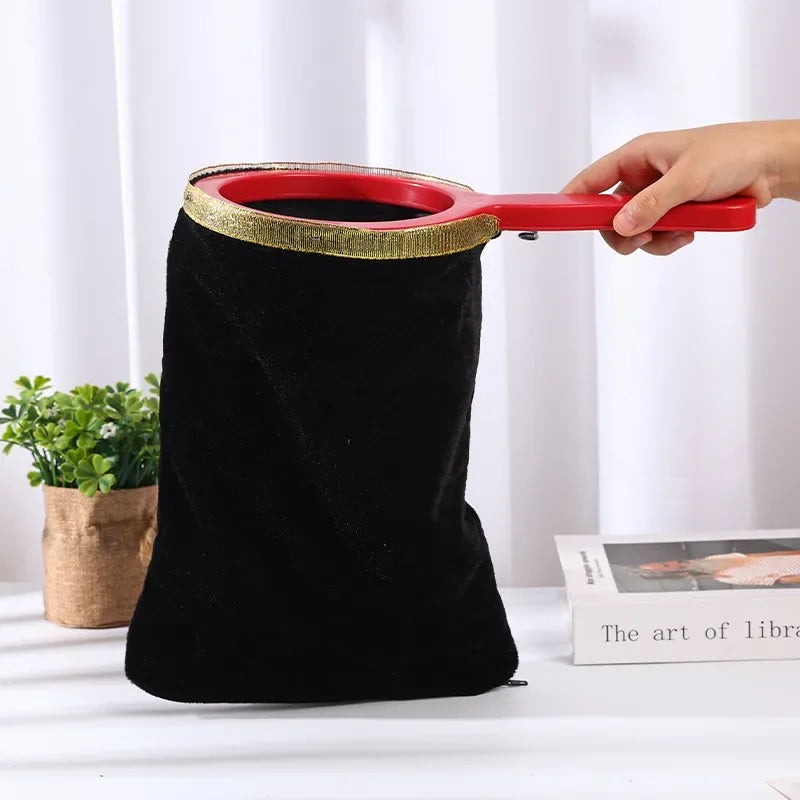 Magical Tricks Bag Magic Prop Twisting Handle Make Things Appear Disappear Performance Stage Magic Trick for Kids Party Supplies